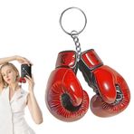 Boks Eldiveni Süs,Boks Eldivenleri Charm Anahtarlık, Düz Delme Mitten Kolye, Yaratıcı Akrilik Çanta Charm, Kadın Erkek için Taşınabilir Boxer Anahtarlık
