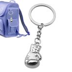 Boks Eldivenleri Anahtarlık - Boks Eldiven Keyasyonu | Boks Eldiven Kolye | Metal Şık Anahtarlıklar Erkekler için Doğum Günü Kişiselleştirilmiş Hediye | Anahtarlık Metal | Boks severler için spor