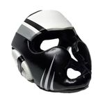 Boks için Erkek Baş Koruyucusu,Tam Yüz Koruyucu Dövüş Sporları Kaskı - Hafif Şok Emici Ev Sporu Ekipmanı