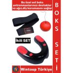 #Boks Koordinasyon Refleks Geliştiren Ağız Diş Koruyucu Boks Antrenman Topu Koruyucu Dişlik Özel Set