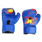 Boks Yumruk Eldivenleri Kızlar Için, çocuklar Boks Eldivenleri Yumruk Eğitimi çocukları dövüş Eldivenleri (BLUE)