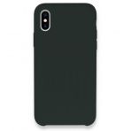 Bol Çeşit iPhone XS Max Lansman Legant Koyu Yeşil Silikon Kılıf
