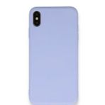 Bol Çeşit iPhone XS Max Nano İçi Kadife Lila Silikon Kılıf
