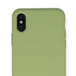 Bol Çeşit iPhone XS Max Nano İçi Kadife Yeşil Silikon Kılıf