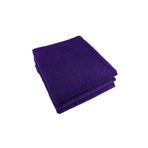 Bol Ticaret Tekstil 3 Adet Mor Mikrofiber El Yüz Kuaför Spor Havlusu Saç Boyası Tutmayan 50X90 cm