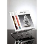 Bola Concept Şeffaf Akrilik Kitap Standı Modern Dayanıklı 5mm Pleksi Okuma ve Dergi Standı
