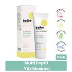 Bolbe Dolgunlaştırıcı, Onarıcı ve Elastikiyet Arttırıcı Multi Peptit Kompleksli Krem Yüz Maskesi 50