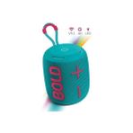 Bold Rgb Işıklı Taşınabilir Ses Bombası Kablosuz Bluetooth Hoparlör Speaker 90DB 14WATT 1200MAH - Turkuaz