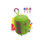 Bold Yeşil Rgb Işıklı Taşınabilir Ses Bombası Kablosuz Bluetooth Hoparlör Speaker 90DB 14WATT