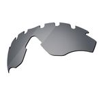 Boldbright Oakley M2 Çerçeve Havalandırmalı Güneş Gözlükleri ile Uyumlu 1,8 MM Yedek Lensler - Gümüş Titanyum