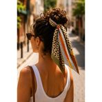 Bolder Scarf 45*100 cm Brown/Yellow Fular