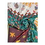 Bolder Scarf Brown/green City Fular 70*70