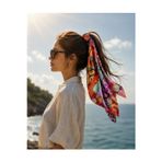 Bolder Scarf Kırmızı Hindistan Fular 70*70