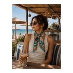 Bolder Scarf Masal Laci Fular 70*70 cm