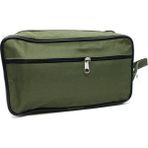 Boldy Erkek Kozmetik Çantası-Tıraş Çantası-Seyahat Çantası-Makyaj Çantası-Traş-El Çantası-Handbag - Haki