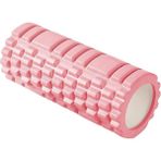 Boldy Foam Roller - Egzersiz Rulosu - Pilates Roller - Masaj Rulosu - Spor Isınma Roller - Masaj Roller - Orta Sert Masaj Köpüğü - Pembe - 33x14 cm.