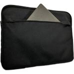 Boldy Laptop Çantası Leptop Çantası Notebook Çantası Fermuarlı Macbook Çantası Laptop Kılıf 13-13.3-14 Inç - Siyah - 13'' - 14''