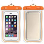 Boldy Su Geçirmez Telefon Kılıfı-Koruyucu Telefon Kılıfı-Waterproof-Sualtı Çekim-Cep Telefonu Su Geçirmez Koruyucu (Turuncu)