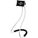 Boldy Telefon Tutucu Boyunluk Akrobat - Esnek Telefon Tutucu - Telefon & Tablet Standı - Portatif Telefon Boyunluğu - Akrobat Boyunluk Tablet Telefon Tutucu - Beyaz