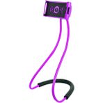 Boldy Telefon Tutucu Boyunluk Akrobat - Esnek Telefon Tutucu - Telefon & Tablet Standı - Portatif Telefon Boyunluğu - Akrobat Boyunluk Tablet Telefon Tutucu - Mor