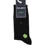 Bolero Erkek Premium Dikişsiz Bambu Çorap Siyah Merdiven Desen - 41 - 45