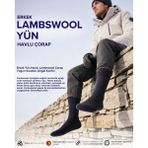 Bolero Erkek Yün Havlu Lambswool Çorap Lacivert - 41 - 45