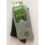 Bolero Kadın 2'li Bambu Soket Çorap - 36 - 39 - Siyah - Füme