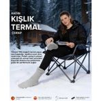 Bolero Kadın Kışlık Termal Çorap Antrasit - 36 - 40 - Gri