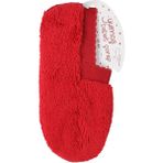 Bolero Kışlık Bayan Renkli Peluş Yumuşak Ev Çorabı - 36 - 40 - Kırmızı