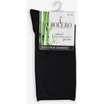 Bolero Roll Top Lastiksiz Bambu Soket Çorap - 37 - 41 - Black - Siyah