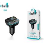 Bolfer Araç Içi Şarj Cihazı Çakmaklık Pd Girişli Fm Transmitter Bluetooth USB Type-C Hızlı Şarj Çıkışlı FM02 - Siyah