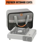 Bölmeli Kamp ve Piknik Çantası Çok Fonksiyonlu Çanta Organizer Özel Tasarım Premium Outdoor Çanta - Gri