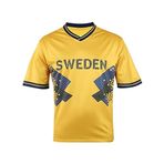 Bolognifi Avrupa/Amerika/Asya/Afrika Milli Takım Taraftarları Futbol Forması için 2026 Erkek formaları(Sweden,S)
