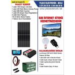 Bolsat Solar Bağ Evi Paketi 1 - 205 Watt Panel - 100 Amper Jel Akü - 600 Watt Inverter