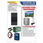 Bolsat Solar Karavan Paketi 1- 230watt Panel - 100 Amper Jel Akü - 1000watt Tam Sinüs Inverter