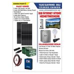 Bolsat Solar Karavan Paketi 2- 460watt Panel - 200 Amper Jel Akü - 1000watt Tam Sinüs Inverter