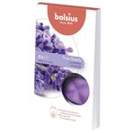 Bolsius Kokulu Buhardanlık Eritme Mum Tableti - Lavanta Kokulu - 6 Yuvarlak Şekilli Tablet Mum - 2-3 kere eritme ile toplamda yaklaşık 25 saat koku deneyimi