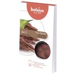 Bolsius Kokulu Buhardanlık Eritme Mum Tableti - Ud Ağacı Kokulu - 6 Yuvarlak Şekilli Renkli Tablet Mum - 2-3 kere eritme ile toplamda yaklaşık 25 saat koku deneyimi