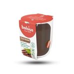 Bolsius Ud Ağacı Kokulu Bardakta Mum - Vegan & Doğal & Saf Koku Özlü -Palmiye Yağı İçermez - 25 Saat Yanma Süresi - Koyu Kahverengi Renkte - 80mm/73mm