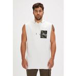 Bolt Beyaz Erkek Hoodie Sweatshirt