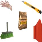 Bolton 5'li Set (125GR. DUVAR KAĞIDI YAPIŞTIRICISI TUTKALI FIRÇA SPATULA FALÇATA ŞEFFAF ELDİVEN)