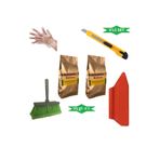bolton 6'lı Set 250 Gr. Duvar Kağıdı Yapıştırıcısı (2xTutkal-fırça-spatula-falçata-şeffaf Eldiven )