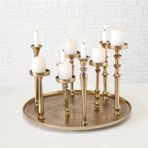 Boltze Home BO 1011630 Gold Yuvarlak Mumluk