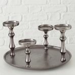 Boltze Home BO 2013363 Dekoratif Aksesuar 4'lü Mumluk