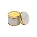 Bomb Cosmetics White Amber & Musk Teneke Mum - 1 Adet - Beyaz