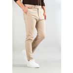 bombe Erkek Bej Slim Fit Dar Kesim Jogger Pantolon Siyah