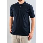 bombe Erkek Slim Fit %100 Pamuklu Yumuşak Dokulu Polo Yaka T-shirt Basic Lacivert Tişört