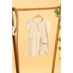 bombe Kız Erkek Bebek Çocuk Natural Tulum Salopet Pamuklu Rahat Trend Moda Alt Üst Takım