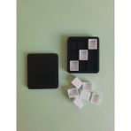 Bombeli Suluboya ve Pigment Half Pan Mini Boya Kutusu 9 Gözlü (Biyoplastik) - Siyah
