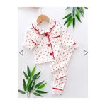 BOMBİX KİDS Anne ve kız çocuk kombin pamuklu Kalıp basklı pijama takımı